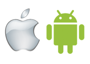 Logos Apple und Android